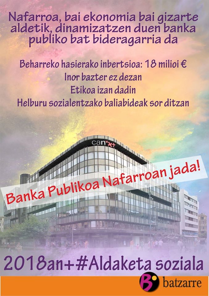 Campaña de impulso a la Banca Pública.