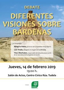 Debate "Diferentes visiones sobre Bardenas" @ Centro Cívico Rúa 